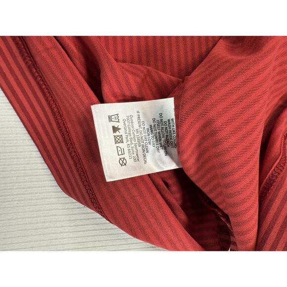 Columbia Golf LMU Polo Shirt Red Stripe Men’s 2XL NWT Performance - Picture 6 of 7